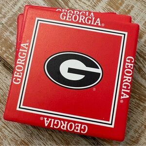 University of Georgia Bulldogs Red 'G' Logo Coasters - Set of 4